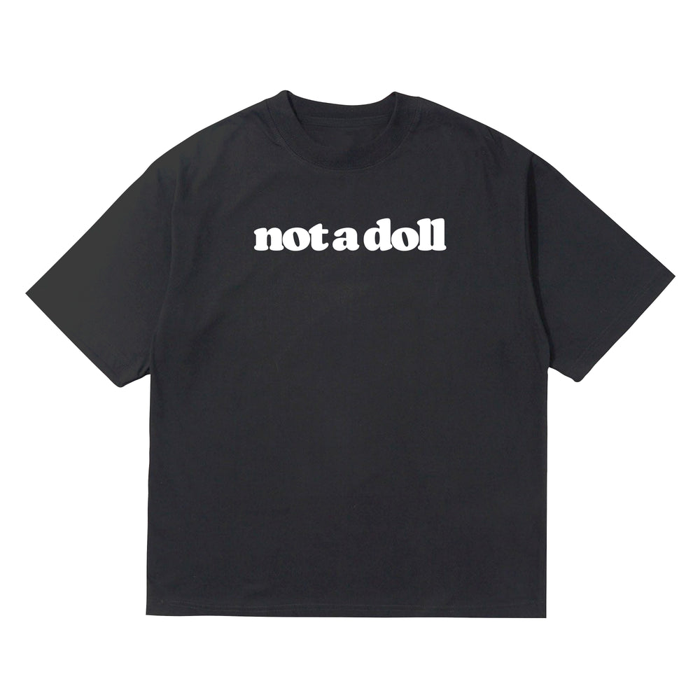 Wudas Not a Doll Text T-shirt