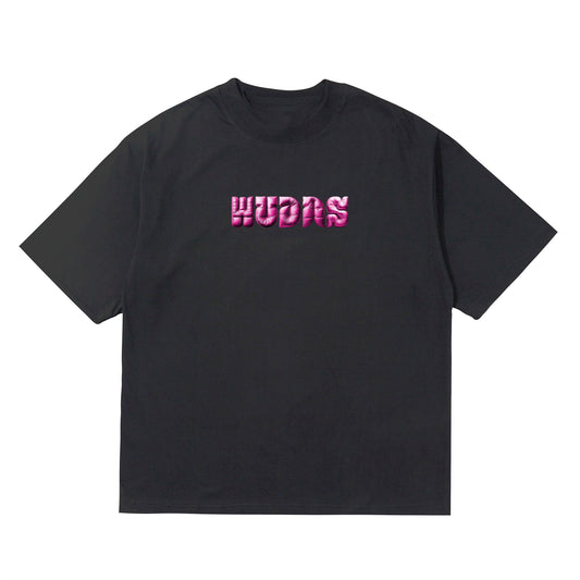 Wudas Pink Puffer Logo T-shirt