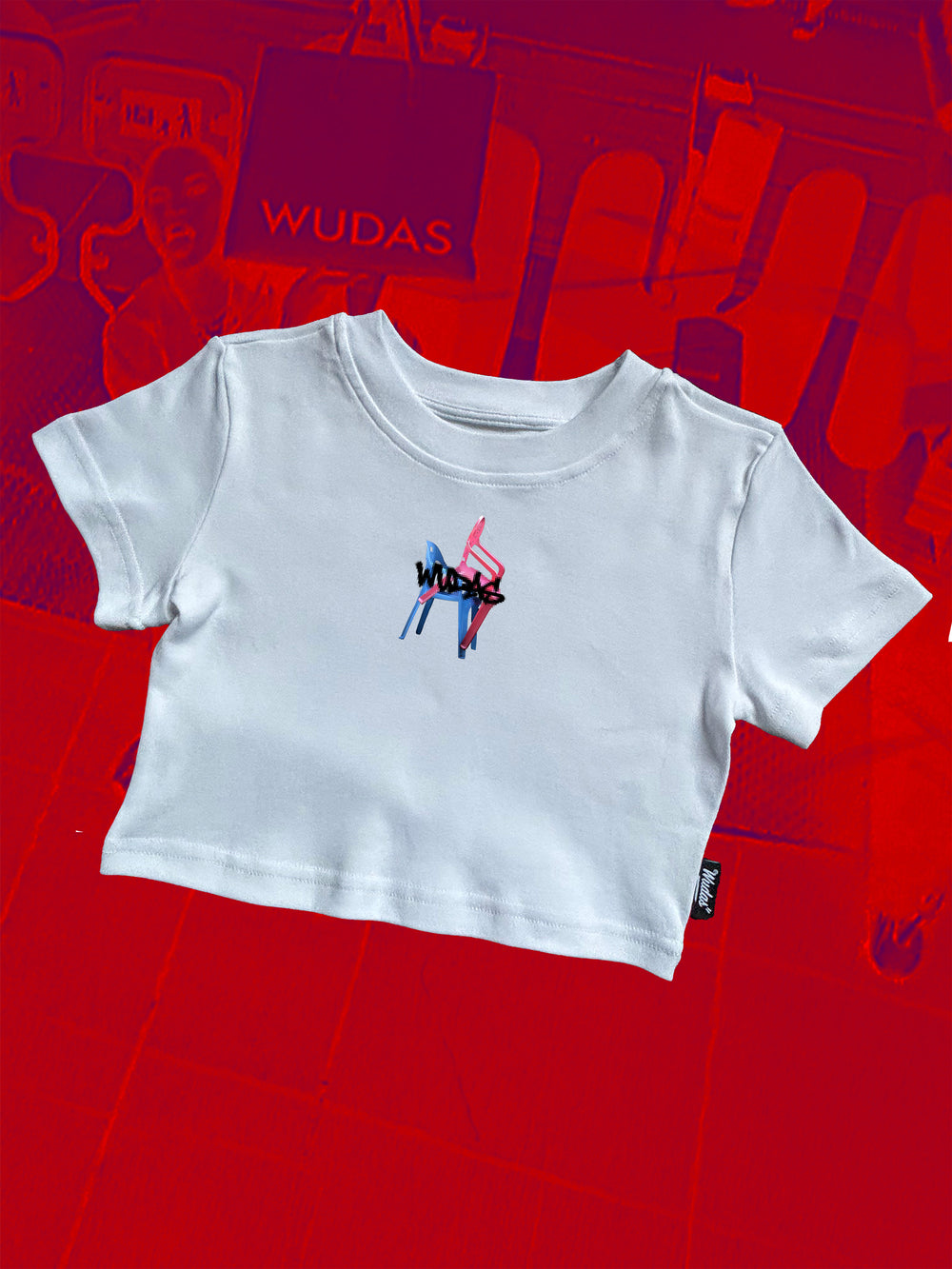 Wudas Chair Graphic Crop Top